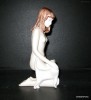 Porcelánová soška - Dáma s kočkou 21038 natur