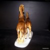 Porcelánová soška - Koně v běhu 649/2 luxor
