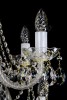 Křišťálový lustr Swarovski 14-ramenný 9LA014SW14 95x95cm zlacený řetěz