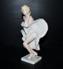 Soška z porcelánu Marilyn Monroe, saxe