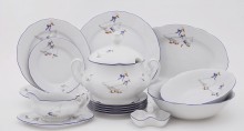 Porcelánová jídelní souprava Mary Anne 807 husy 25d.