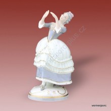Porcelánová soška - Tanečnice rokoko 3794 luxor