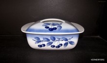 Porcelánový pekáč s víkem, Blue Cherry