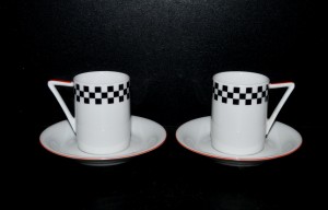 Hrneček s podtáckem DUO 2ks 0,18l.