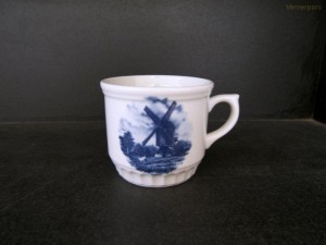 Porcelánový hrnek selský, větrný mlýn 0,42l 6ks