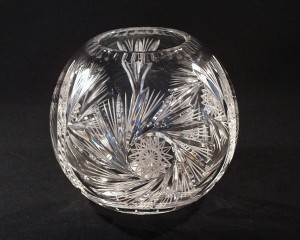 Váza koule křišťálová broušená 80469/26008/200 20cm