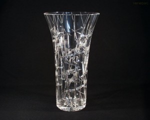 Váza křišťálová broušená 80018/2206/355  35,5cm.