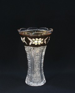 Váza křišťálová broušená 80021/57011/255  25cm.