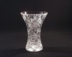 Váza křišťálová broušená 80029/26008/155  15,5 cm