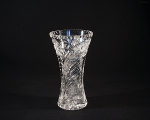 Váza křišťálová broušená 80029/35003/230 23 cm.