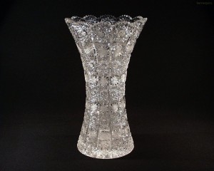 Váza křišťálová broušená 80029/57001/305 30,5 cm.