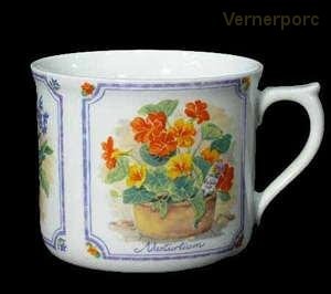 Velký porcelánový hrnek s potiskem 811 0,7 l.