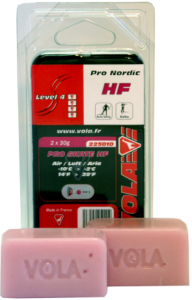 Závodní běžecký fluorový vosk fiaolový PRO SKATE HF 225010 -10 °C / -2 °C 2x30g