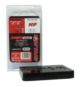 Závodní běžecký fluorový vosk PRO HF MOLYBDEN červený 225103 -5°C / 0°C 110g.