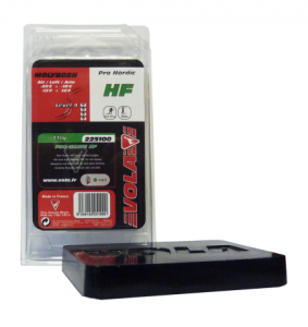 Závodní běžecký fluorový vosk PRO HF MOLYBDEN zelený 225100 -25°C / -10°C 110g.
