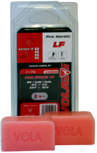 Závodní běžecký fluorový vosk PRO SKATE LF 225006 -5°C / 0°C 2x30g.