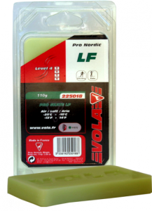 Závodní běžecký fluorový vosk zelený PRO SKATE LF 225018 -25 °C / -10 °C 110g.