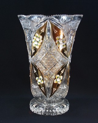 Váza křišťálová broušená 80838/51111/405  40cm Tom Crystal Bohemia 
