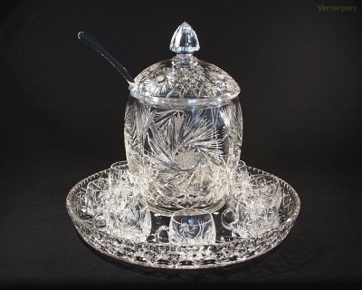 Bowle set křišťálová broušená 26008 Tom Crystal Bohemia 