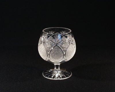 Brendy křišťálová broušená 10014/56523/230 230ml. 6ks. Tom Crystal Bohemia 