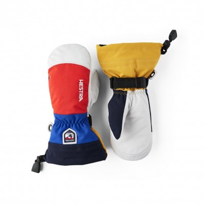 Dětské palčáky Hestra ARMY LEATHER HELI SKI Jr