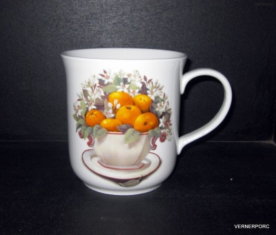 Hrnek Golem, dekor mandarinky Český porcelán 