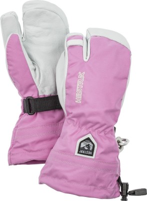 Juniorské tříprsté rukavice ARMY LEATHER HELI SKI Jr Hestra 