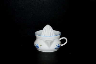 Lis na citrón 2 dílný, dekor pomněnky. Český porcelán 