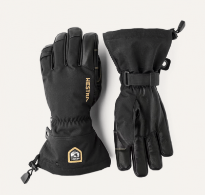 Lyžařské rukavice Hestra GORE-TEX® Army Leather black