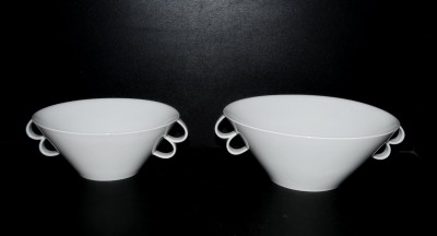 Mísa kompotová a salátová Bohemia White  2 ks Český porcelán 