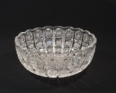 Mísa křišťálová broušená 60531/57001/205  20,5cm Tom Crystal Bohemia 