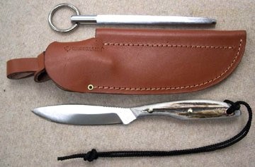 Pevný nůž H2SS Trout & Bird, Pstruh & Pták Grohmann 