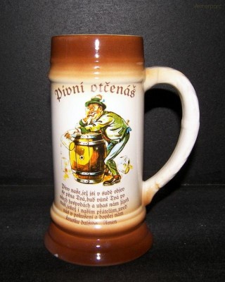 Pivní korbel 0,5l. Pivní otčenáš II. Becom 