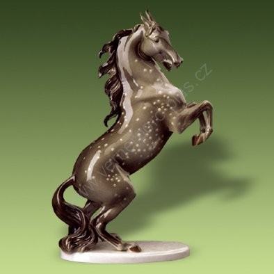 Porcelánová soška kůň orlovský Royal Dux Bohemia 