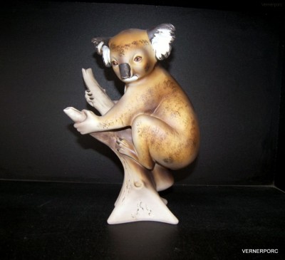 Porcelánová soška - Medvídek Koala Royal Dux Bohemia 