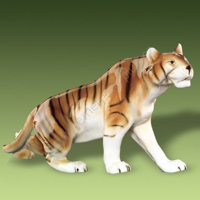Porcelánová soška tygr Royal Dux Bohemia 