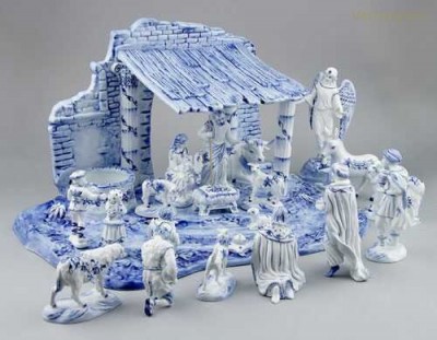 Porcelánové figurky - Betlém Český porcelán 
