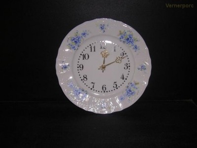 Porcelánové hodiny talířové, Bernadotte 27 cm Concordia 