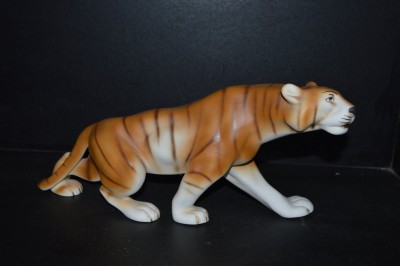 Porcelánový tygr, Pastel Royal Dux Bohemia 