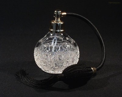 Rozprašovací flakón na parfém křišťálový broušený 56003/57001/013 Tom Crystal Bohemia 