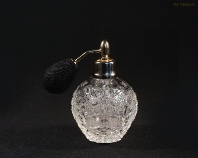 Rozprašovací flakón na parfémy křišťálový broušený  57468/57001/012 Tom Crystal Bohemia 