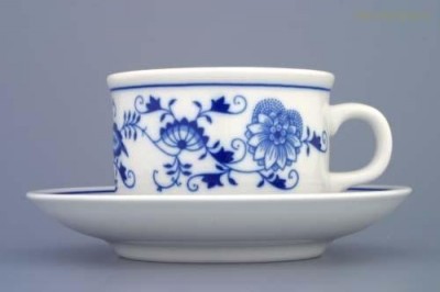 Šálek s podšálkem Ben 0,23 l. cibulák Český porcelán 