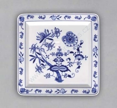 Porcelánový talíř hranatý, 27cm Český porcelán 