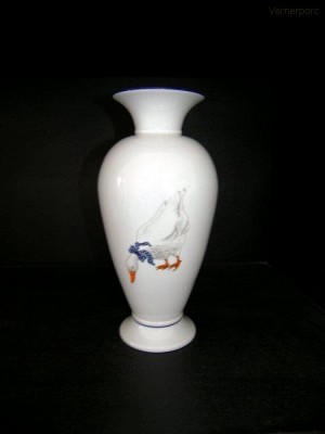 Váza s motivem husy, 30cm Leander Loučky 