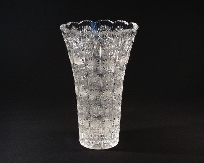 Váza křišťálová broušená 80018/57001/255  25cm Tom Crystal Bohemia 