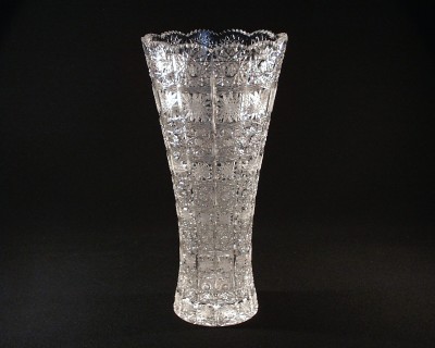 Váza křišťálová broušená 80019/57001/310  31cm. Tom Crystal Bohemia 