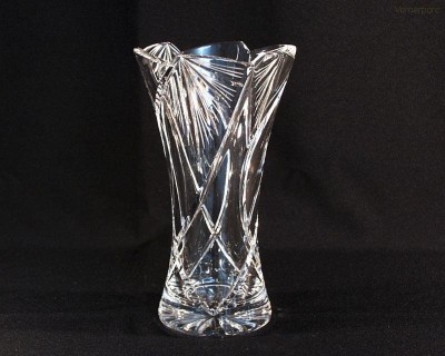Váza křišťálová broušená 80029/07017/255  25,5cm. Tom Crystal Bohemia 