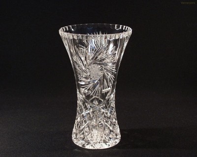 Váza křišťálová broušená 80029/26008/205 20,5cm Tom Crystal Bohemia 