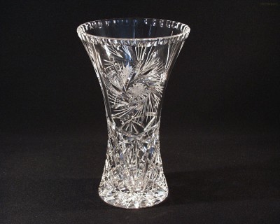 Váza křišťálová broušená 80029/26008/255  25,5cm. Tom Crystal Bohemia 