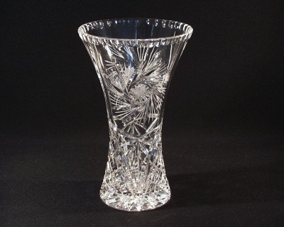Váza křišťálová broušená 80029/26008/305 30,5cm. Tom Crystal Bohemia 